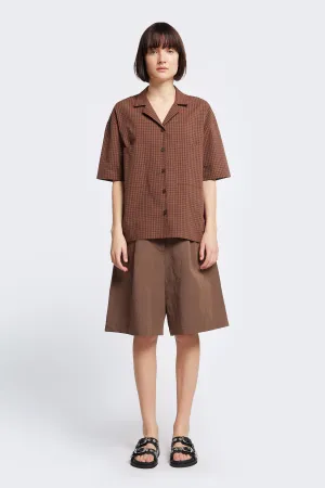 Opes Shirt Brown Gingham