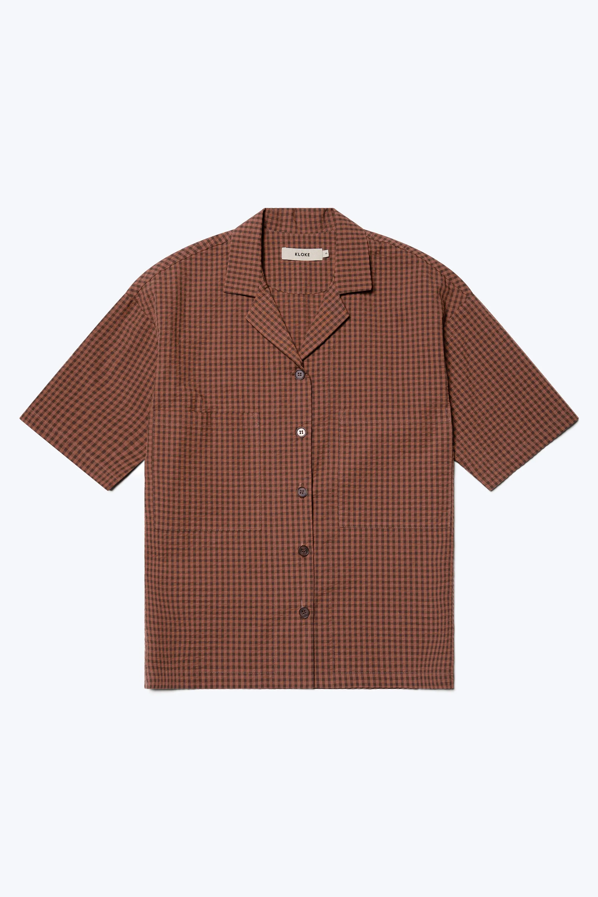 Opes Shirt Brown Gingham