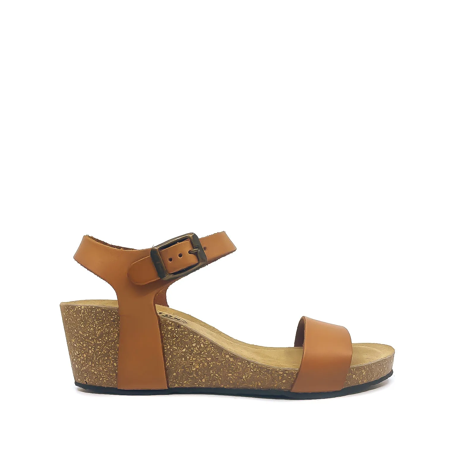 Plakton 363023 Tan Wedge Sandals