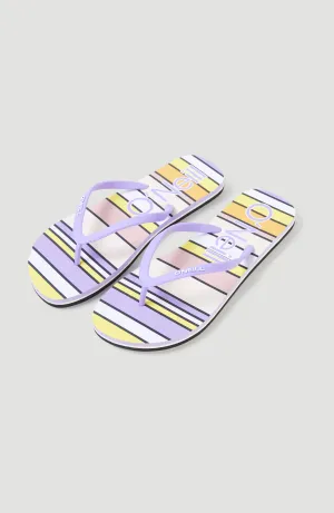 Profile Graphic Sandals | Multi Stripe