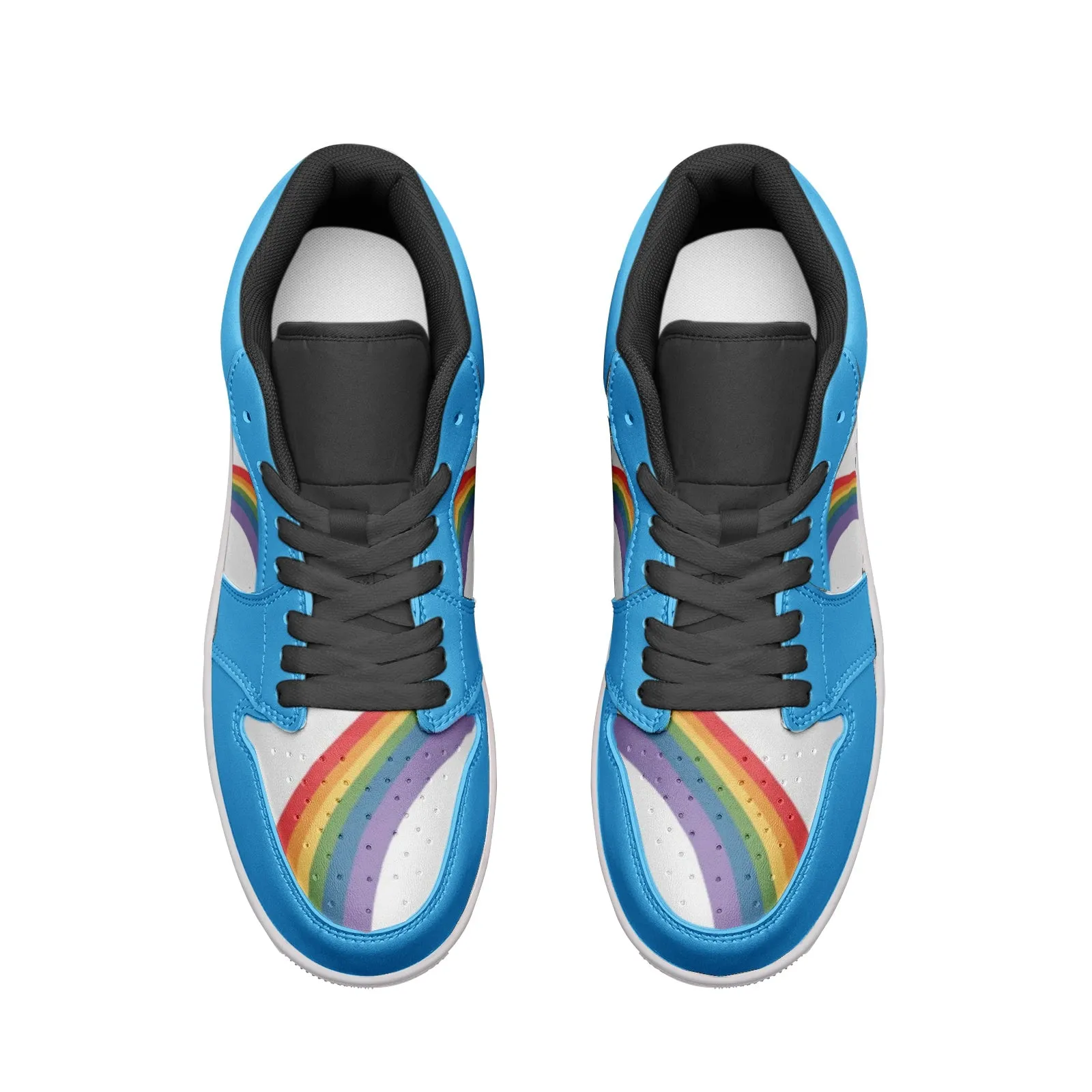 Rainbow LGBT Pride Low Top BLUE Unisex Sneakers