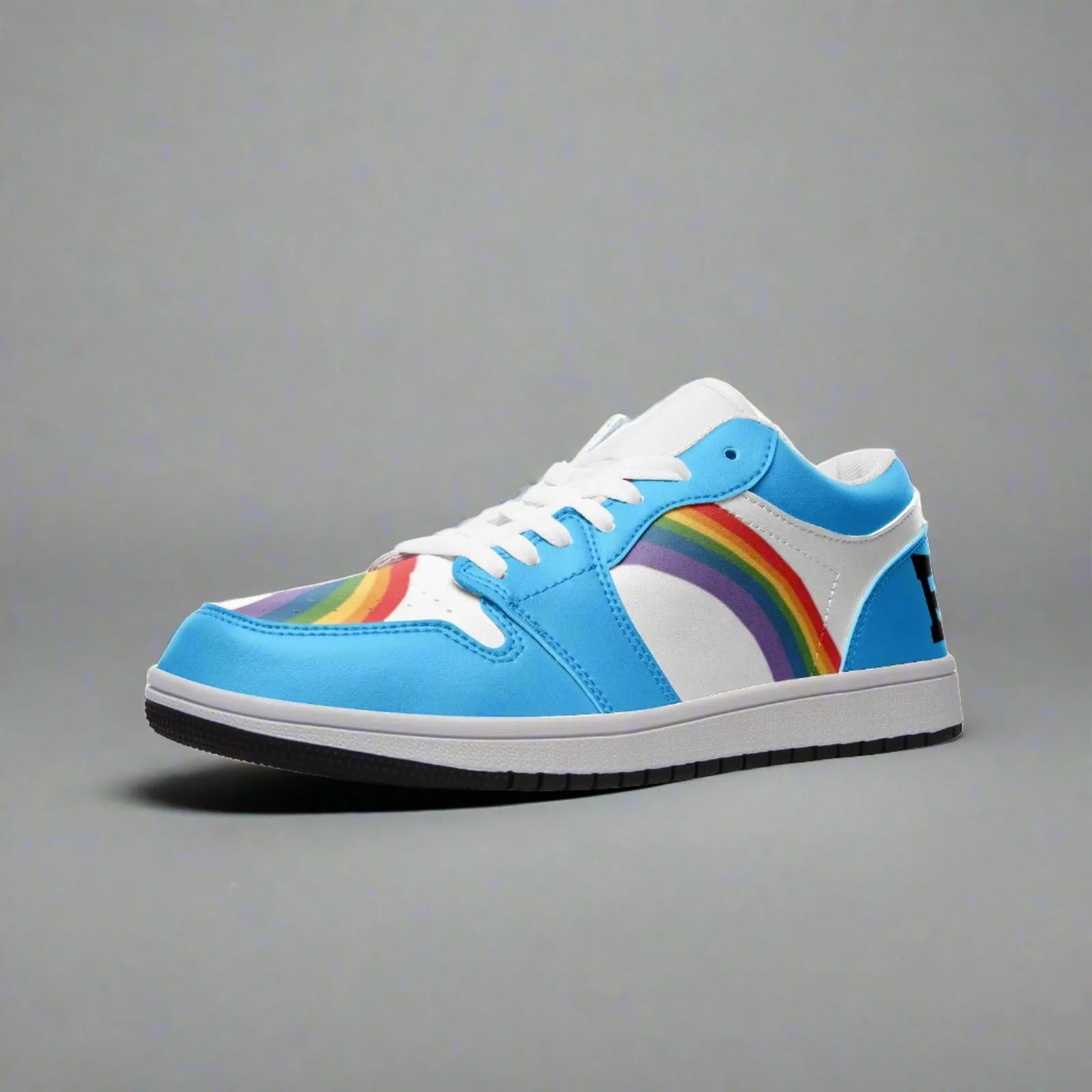 Rainbow LGBT Pride Low Top BLUE Unisex Sneakers