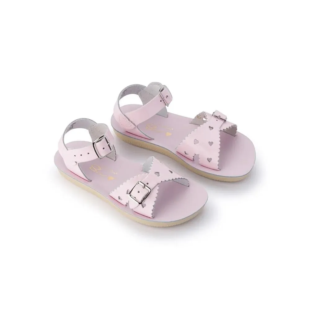 SALT WATER SUN-SAN SWEETHEART SANDALS - SHINY PINK