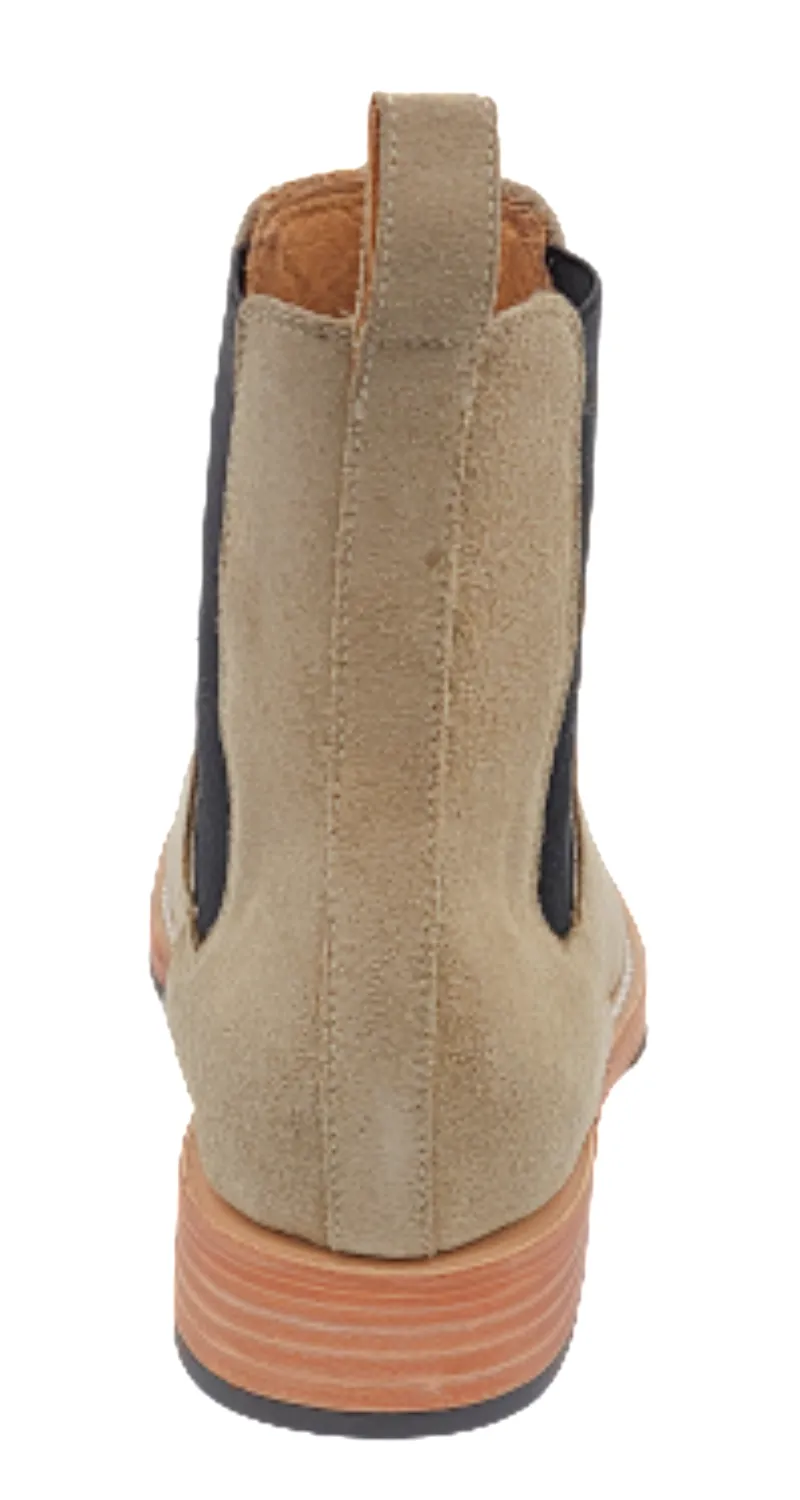 Silverton The Ambassador All Leather Round Toe Short Boots (Bone)