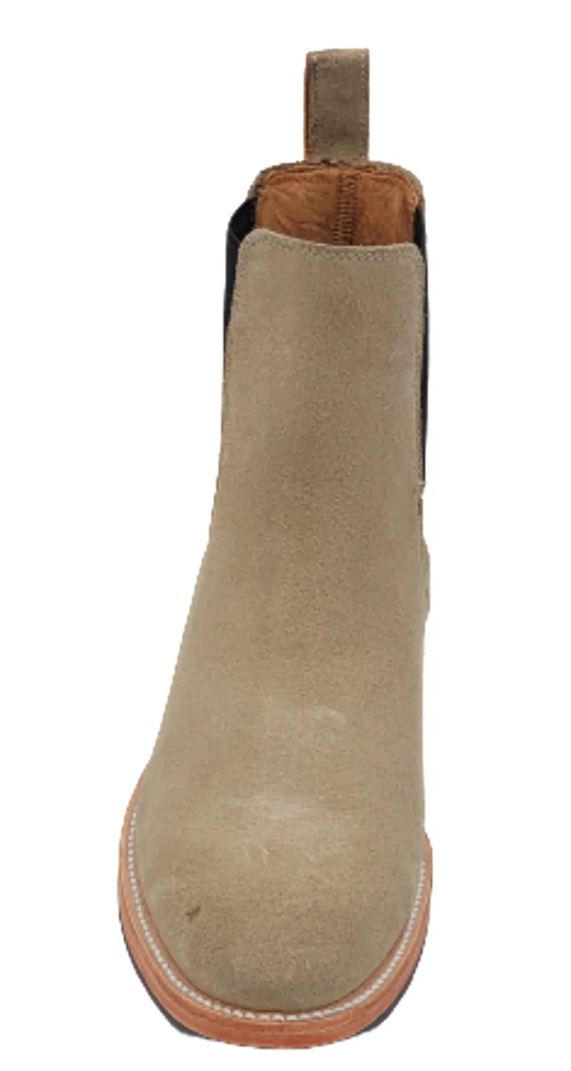 Silverton The Ambassador All Leather Round Toe Short Boots (Bone)