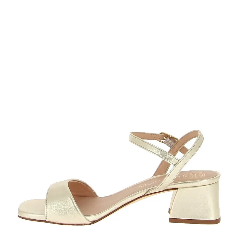 Unisa Kirk Gold Heeled Sandal