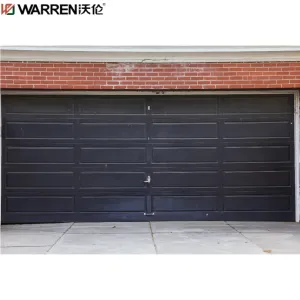 Warren 14x14 Insulated Garage Door Black Glass Garage Door Bifold Garage Door Aluminum Electric